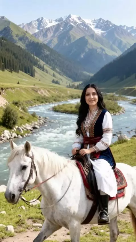 AI Video from prompt: High quality. Realistic video. A girl, an exact 