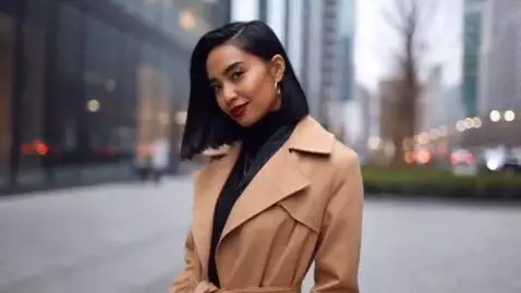 AI Video from prompt: black hair and has big breast and sexy