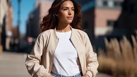 AI Video from prompt: woman with large breasts