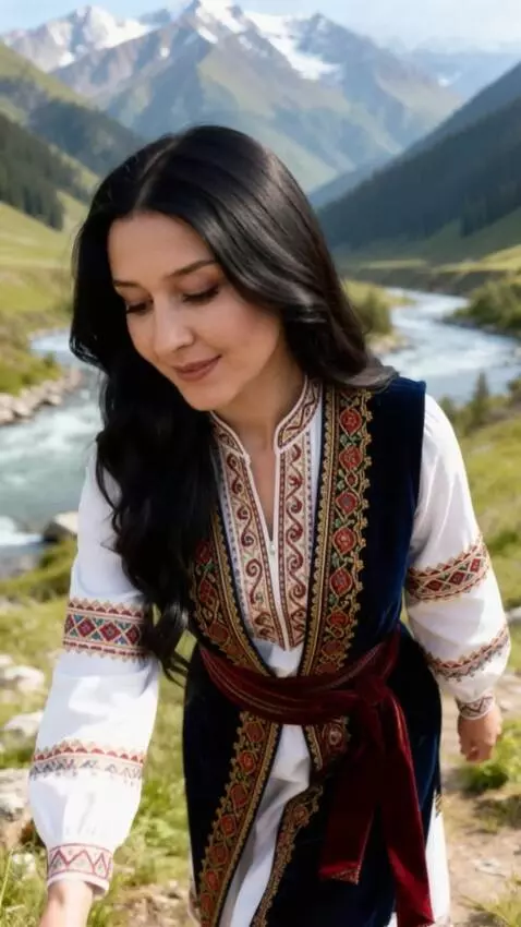 AI Video from prompt: High quality. Realistic video. A girl with an ex