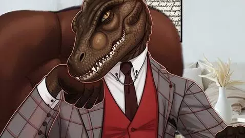 AI Video from prompt: Alligator lizard dude acting like James bond set