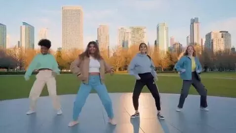 AI Video from prompt: the girls dance