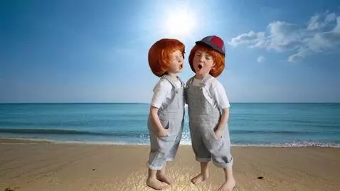 AI Video from prompt: two boys angry fight,step each others feet