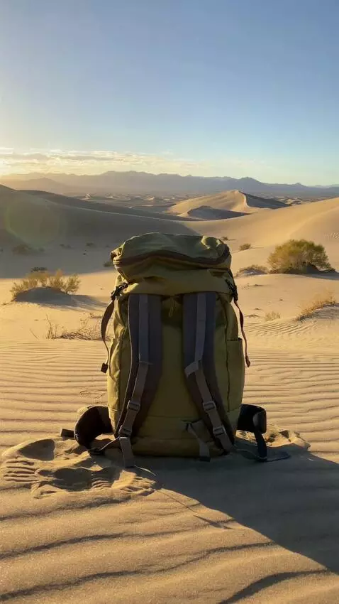 AI Video from prompt: generate a video where the backpack is alone in 