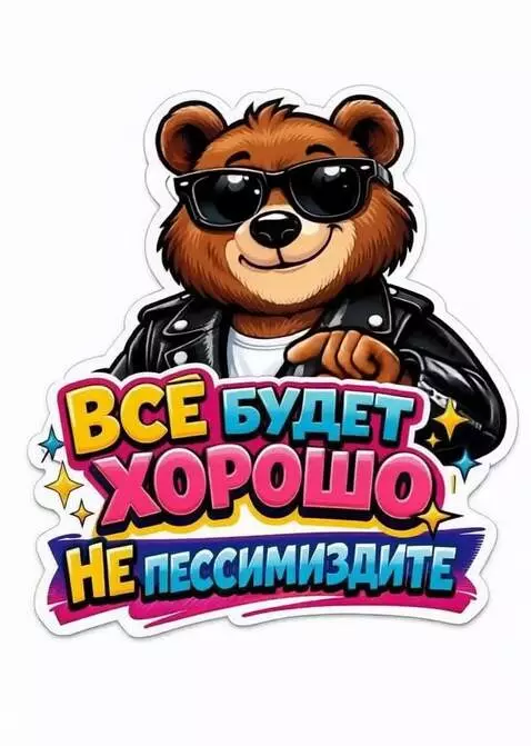 AI Video from prompt: The Bear smiles and shakes his paw  finger -no, 