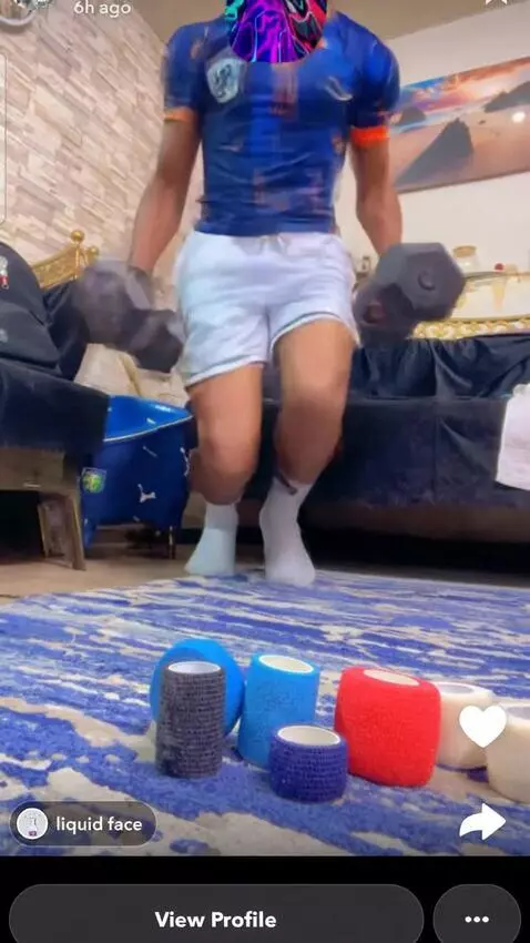 AI Video from prompt: Make him shake