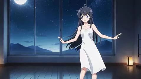 AI Video from prompt: Anime lady dancing