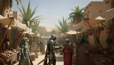 AI Video from prompt: revive the alien market DO NOT modify reptilian 