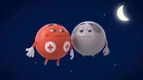 AI Video from prompt: Make the background behind the red and gray ball