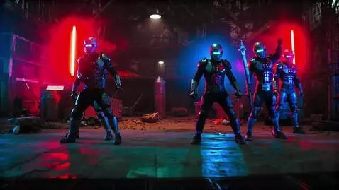 AI Video from prompt: Power Rangers , vs Mortal Combat fighters, inclu