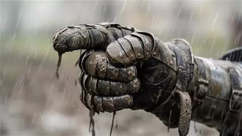 AI Video from prompt: Visual Action: Extreme Close-Up. A heavily gaunt