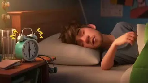 AI Video from prompt: Title: The Inventive Alarm  Duration: 6 seconds 