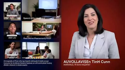 AI Video from prompt: A realistic testimonial-style video. A confident