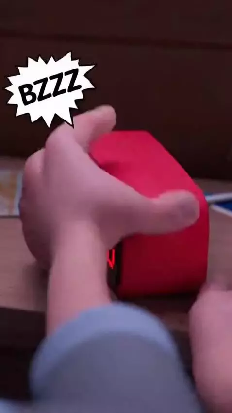 AI Video from prompt: Title: The Inventive Alarm Duration: 6 seconds C