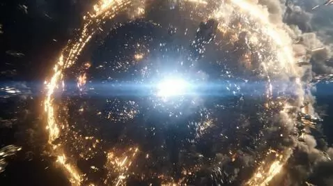 AI Video from prompt: An explosion fills the screen