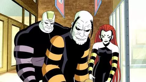 AI Video from prompt: Circus Freak Trio holding teddy bear