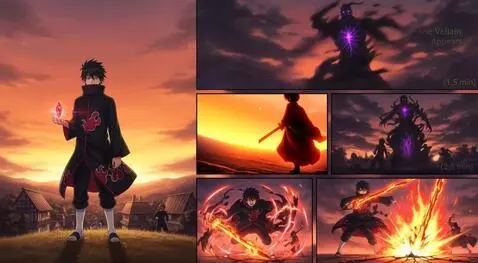 AI Video from prompt: Create a fhiting scean