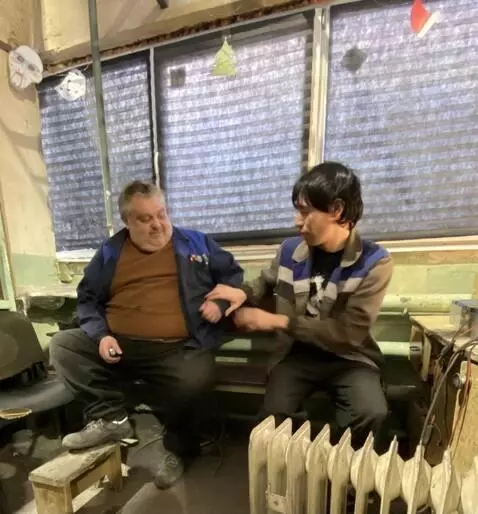 AI Video from prompt: Two people stroking each other