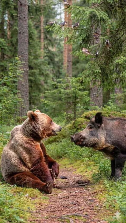 AI Video from prompt: Very slow forward camera movement, tiny dust par