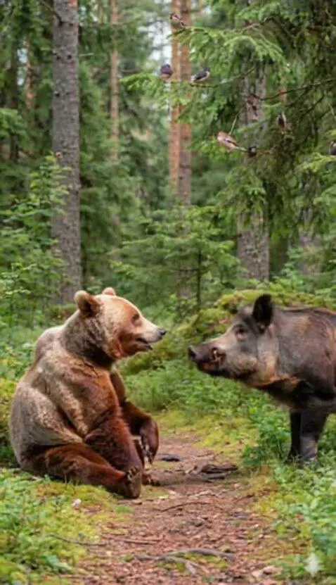 AI Video from prompt: Very slow forward camera movement, tiny dust par