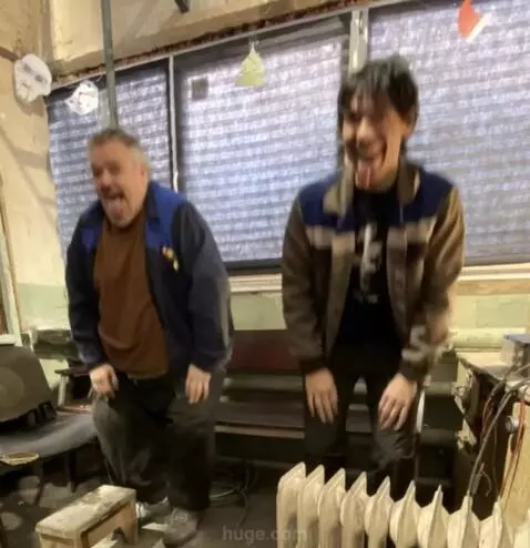 AI Video from prompt: The people in the photo begin to dance