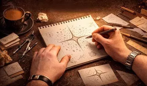 AI Video from prompt: Ultra-premium cinematic close-up of a minimal co