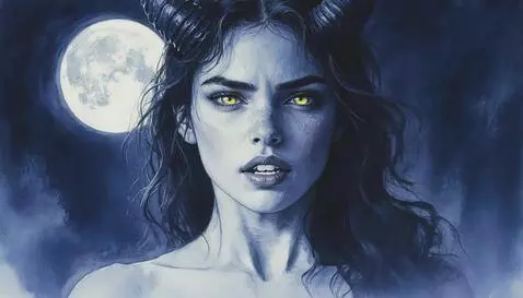 AI Video from prompt: Shrieking demon