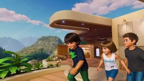 AI Video from prompt: Have the kids in the picture having fun in this 