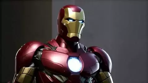 AI Video from prompt: iron man flies fast in the sky, passing over the