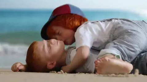 AI Video from prompt: Two boys fight,one boy lay in his back,the other