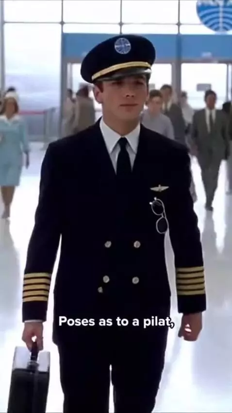 AI Video from prompt: The shocking true  story of Frank Abagnale Jr.  