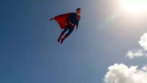 AI Video from prompt: Superman Flying in the sky