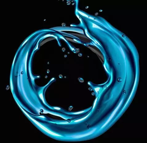 AI Video from prompt: make a looping animation, the water moves in a c