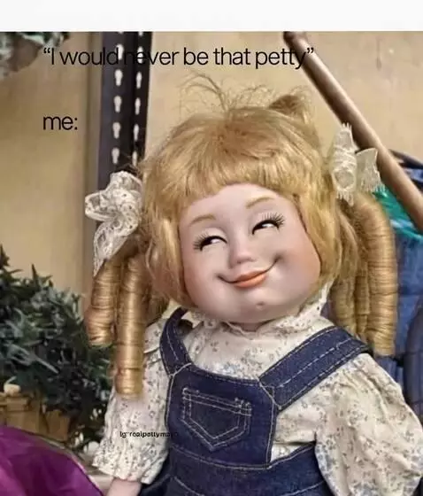 AI Video from prompt: A vintage porcelain doll with blonde curly hair 