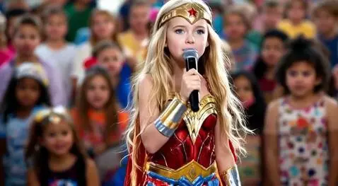 AI Video from prompt: little girl with long blonde hair and blue eyes,