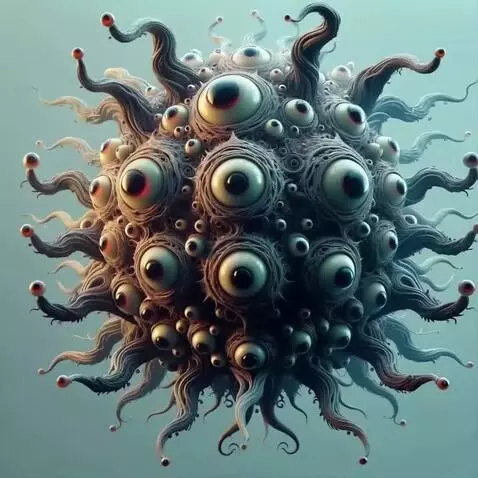 AI Video from prompt: All its eyes are looking at me!!