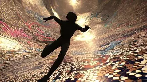 AI Video from prompt: Obsidian human a minimalistic dark fantasy surre