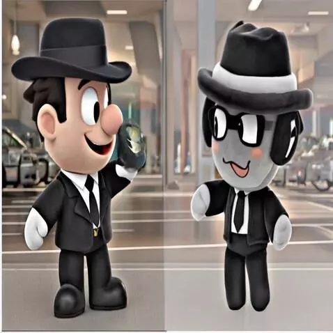 AI Video from prompt: the second one(chance) on the image flips his co