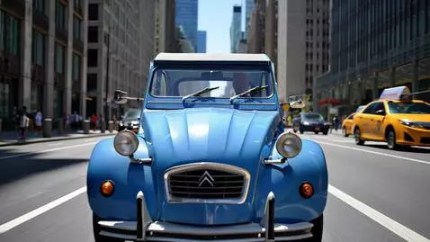 AI Video from prompt: The car is driving. The camera zooms on the face