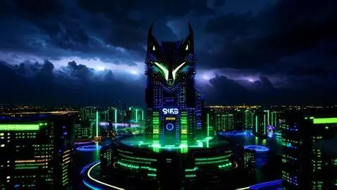 AI Video from prompt: Ultra-cinematic brand reveal for Novawolf Soluti