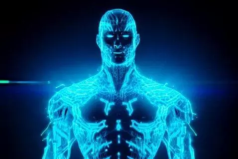 AI Video from prompt: a hyper-realistic humanoid machine — a cyberneti