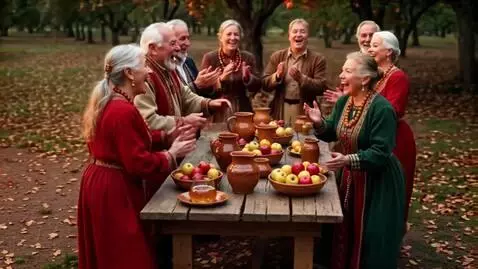 AI Video from prompt: Cinematic scene in Russian folklore or historica