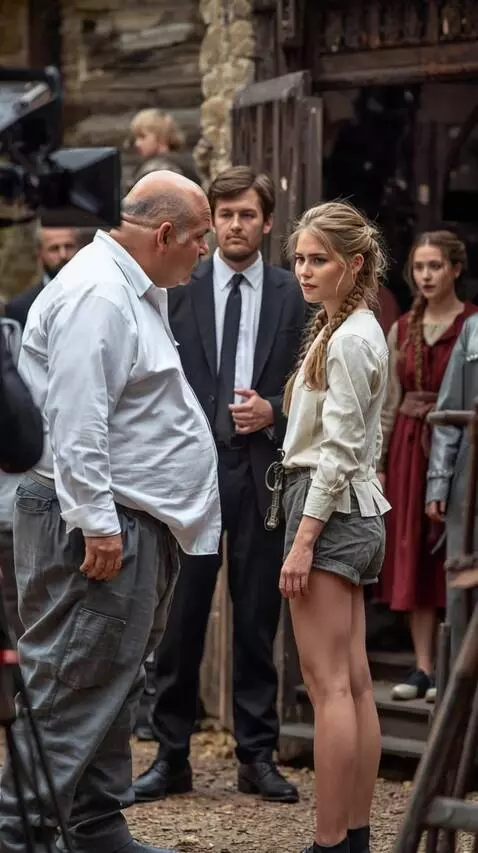 AI Video from prompt: A man scolds a woman, the woman cries. **The cam