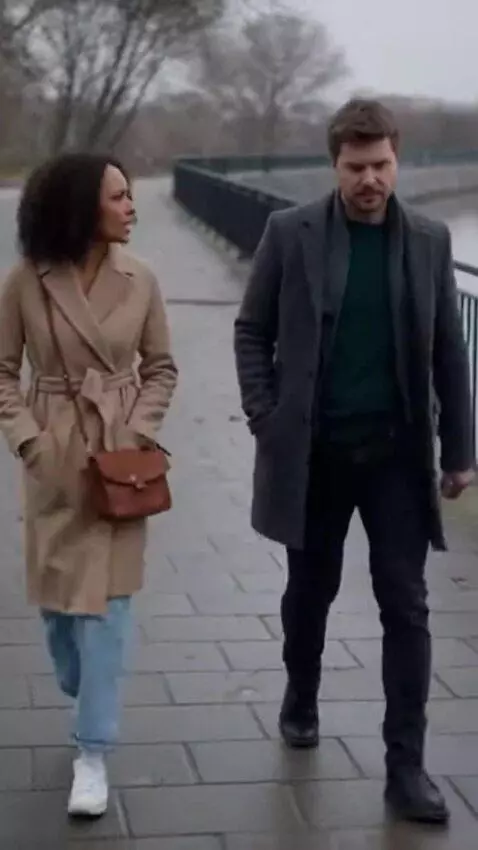 AI Video from prompt: a couple walking on river and saying "I hate you