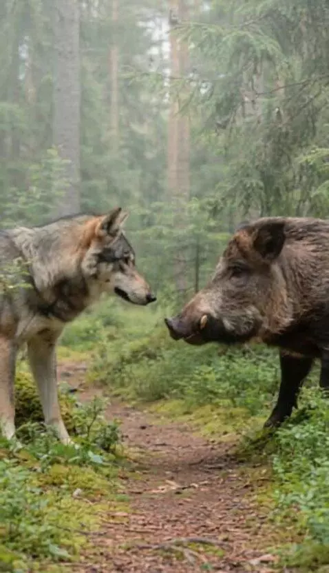 AI Video from prompt: The camera pans from left to right, then zooms i