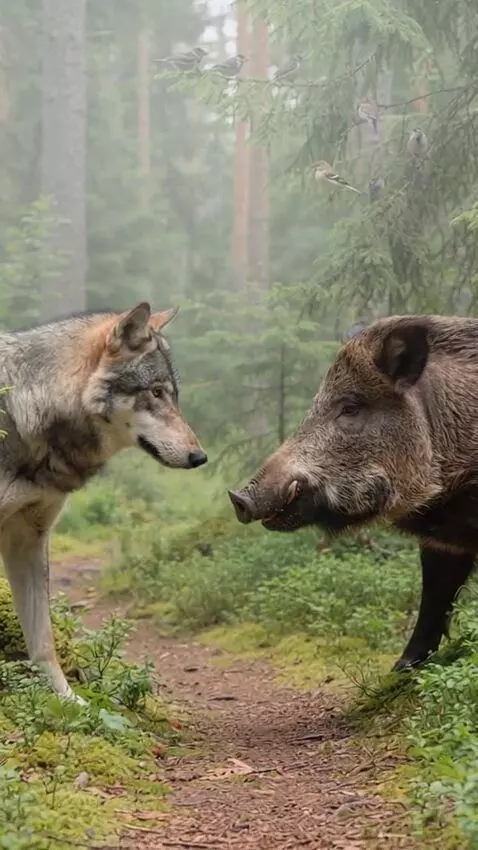 AI Video from prompt: The camera pans from left to right, then zooms i