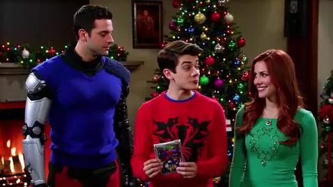 AI Video from prompt: Robin with a Jingle Bell Rock CD case, Starfire 