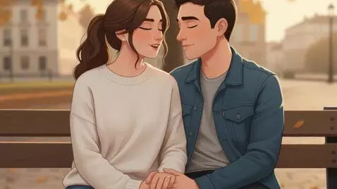 AI Video from prompt: kiss eyes love