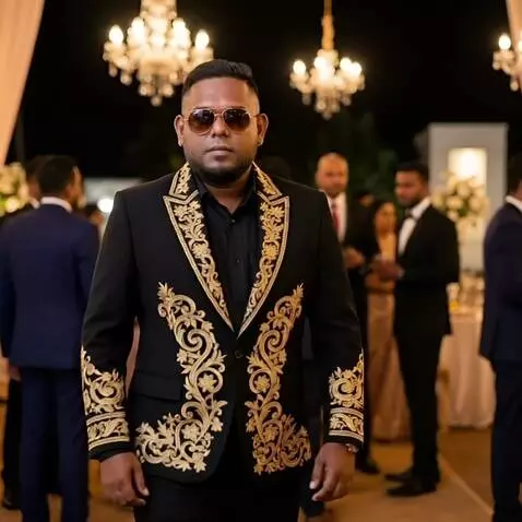 AI Video from prompt: Walking and open sunclass and look and smile