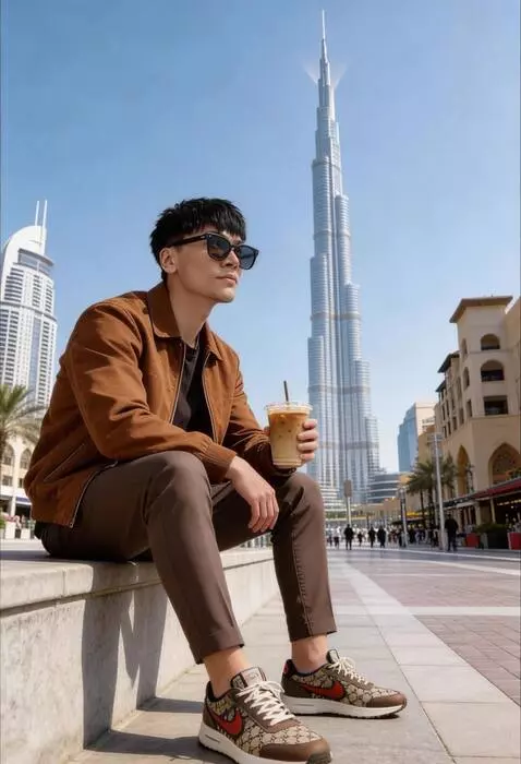 AI Video from prompt: Match the video’s lighting, color grading, contr